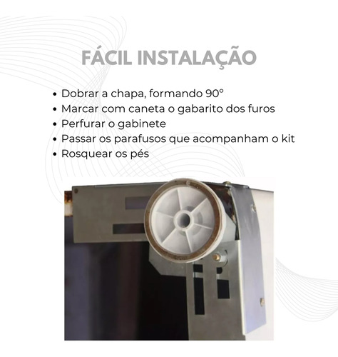 Kit 2 Salva Conserta Recupera Gabinete Lavadoras Chapas Aço