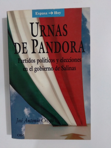 Urnas De Pandora. José Antonio Crespo. Salinas. Autografiado