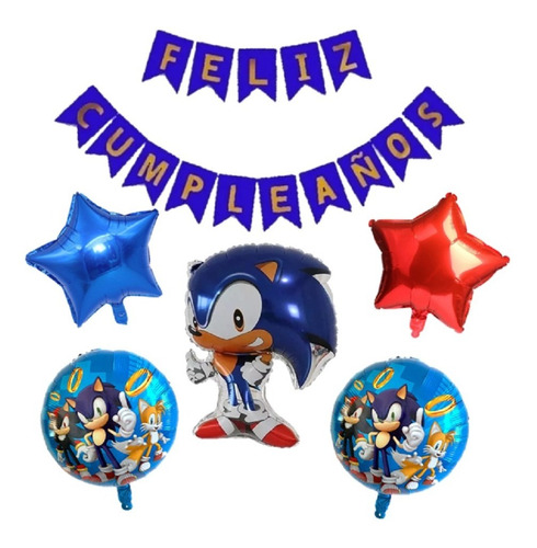 Globos Metalizados Sonic