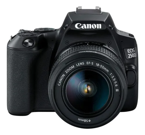 Canon Cámara Dslr Eos 250d (rebel Sl3) Con Lente Dc De 59..