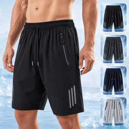 MLB 6766840938 Short Masculino Bermuda Secagem Dry Zip Bolsos Academia JM