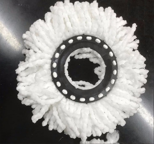 Repuesto Mopa Redonda Universal Para Balde Centrifugos Color Blanco