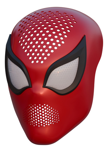 Spiderman Faceshell Mascara Marvel Rivals Cosplay Central3d Lentes Negros Marvel Rivals