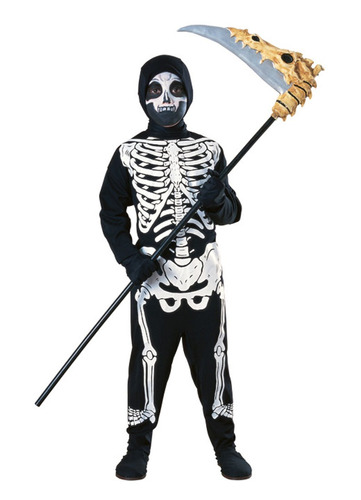 Disfraz Para Niño Esqueleto Talla S Halloween