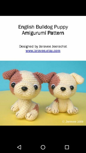 Patron Personajes Amigurumi