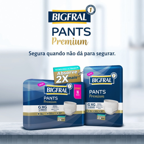 Imagem 5 de 6 de Kit Roupa Íntima Descartável Bigfral Gd/xg 64 Unidades