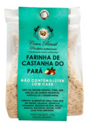 Farinha De Castanha Do Pará Sem Glúten Ceres 150g