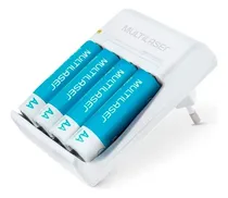 Comprar Carregador De Pilhas Com 4 Pilhas Aa Recarregáveis Bivolt