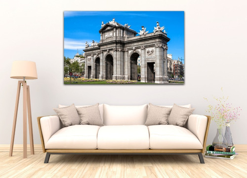 Cuadro Canvas La Puerta De Alcalá Madrid España 85x140cm