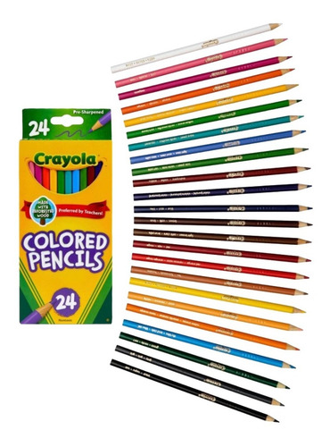 Imagen 2 de 2 de Set De Lápices De Colores 24pza Crayola