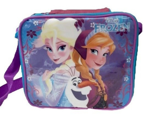 Kit Mochila De Rodinhas Infantil Frozen + Lancheira+ Estojo