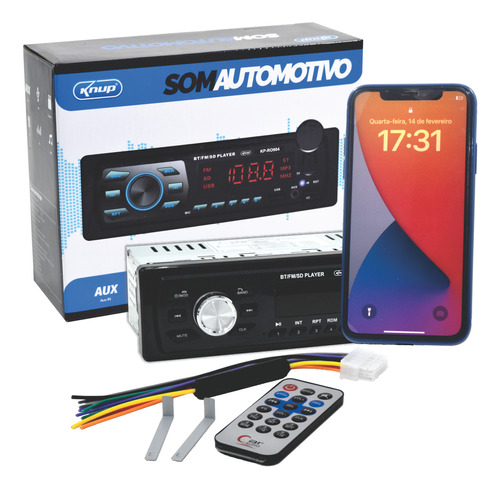 Auto Radio Som Automotivo Bluetooth Carro usb mp3 Kadett