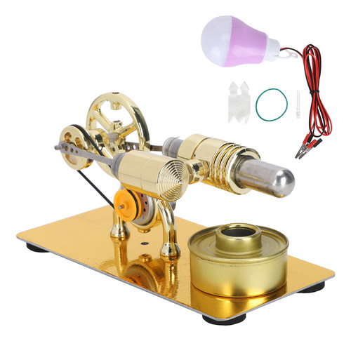 Bombilla De Motor Generador Modelo Stirling De Material Esco