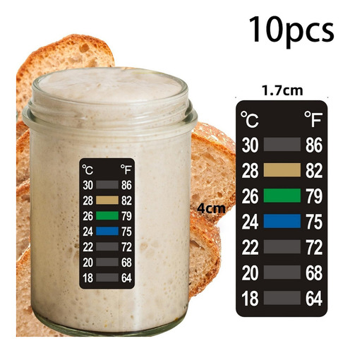 Peque De 10 Piezas En Tiras De Indicador De Temperatura De
