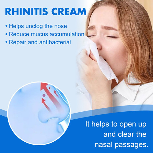 - Crema For Rinitis, 5 Unidades, Ayuda A Limpiar Las Fosas