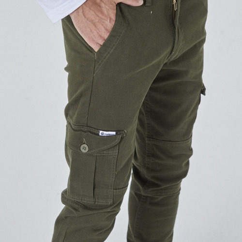 Imagen 3 de 7 de Pantalon Cargo Elastizado Pampero Trabajo - Talle 38 Al 54