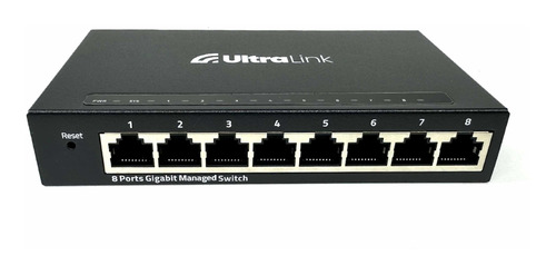 Switch Gigabit 8 Portas Ultra Link Ul-108e Gerenciável