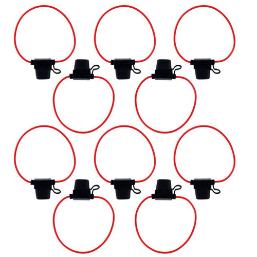 10pcs Nueva Calibre 12 Atc Fusible Soporte En Línea Cable Aw
