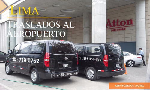 Imagen 6 de 10 de Transporte De La Molina Al Aeropuerto En Van Hyundai H-1