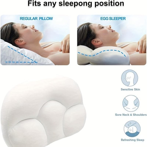 Almohada Cervical Ortopédica De Espuma Viscoelástica, Todo T