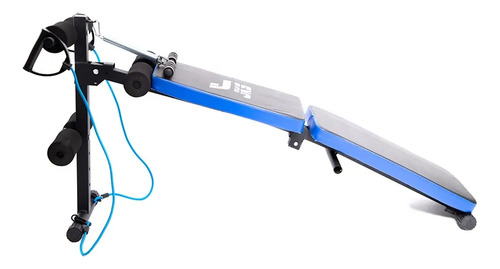 Banca Para Abdominales Con Manillar Bandas Jks Plegable