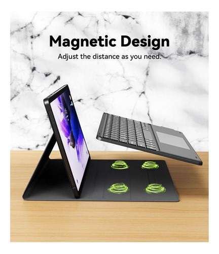 Funda Con Teclado Greenlaw Para Samsung Galaxy Tab S9 Plus,