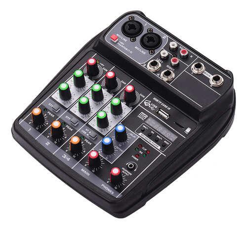 Consola De Mistura Dj +48v Audio Compact Power Karaoke Para