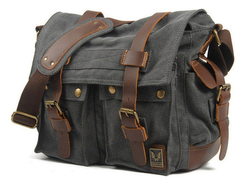 Bolso De Bandolera De Lona Vintage Casual Para Hombro