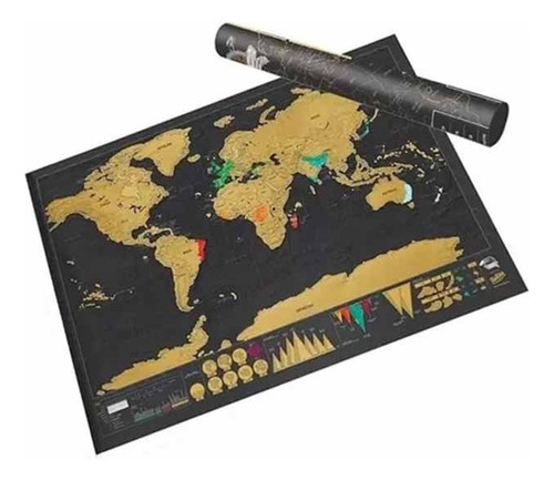 Mapa Mundi Raspable Mapa Del Mundo Para Raspar Viajero