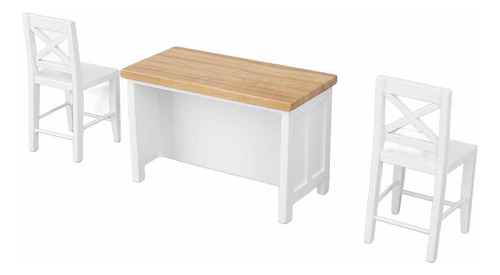Silla De Bar En Miniatura Con Diseño De Casa De Muñecas 1/12