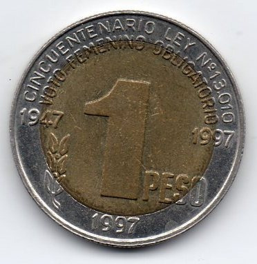 Moneda Voto Femenino (Usado)