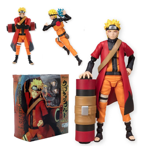 Figura De Acción Anime De Naruto Uzumaki, Juguete Con Articu