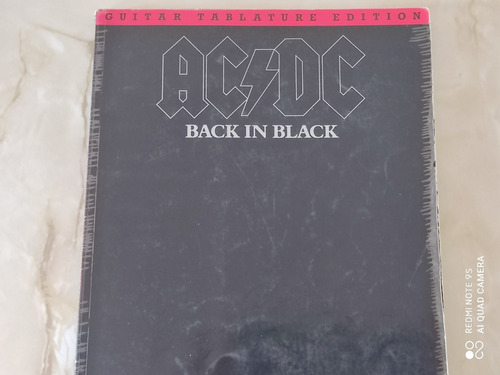 Ac/dc Libro Back In Black Guitarra Tabs, Lyrics, Partituras 