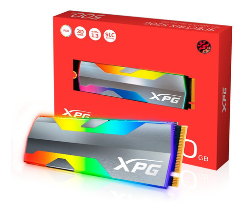 Unidad Solida Xpg M.2 Spectrix S20g Rgb Pcie 500gb