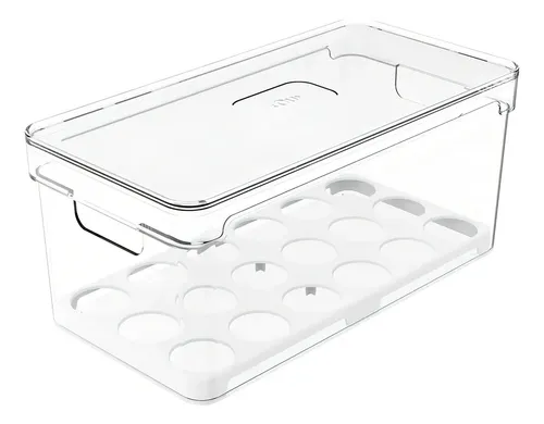 Organizador 36 Ovos Porta Ovos Geladeira Cozinha Acrilico Ou