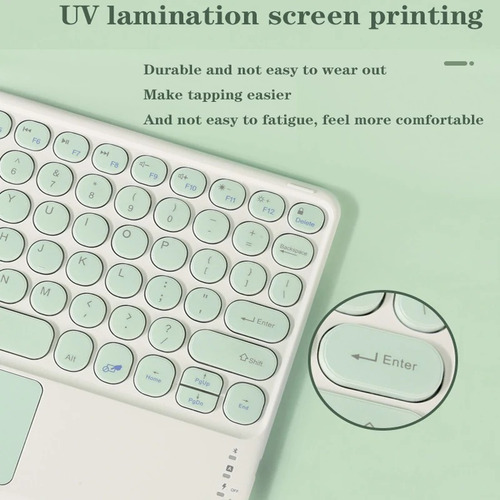Teclado Con Touchpad, Inalámbrico Bluetooth