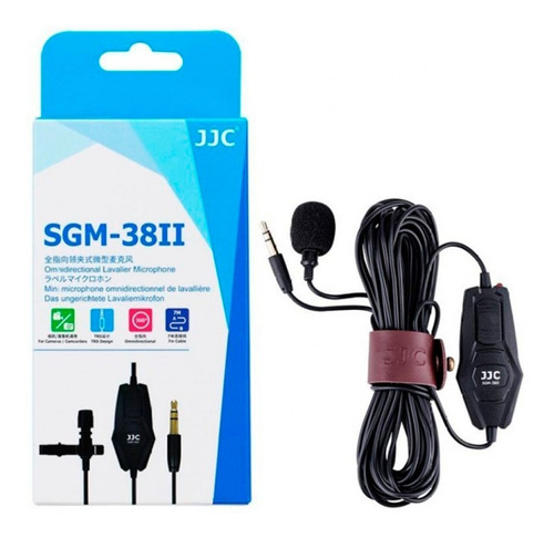 Imagen 1 de 10 de Micrófono Lavalier Omnidireccional Para Cámara