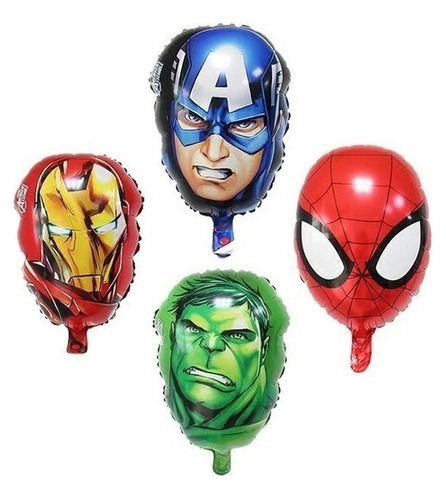 10 Caras  Superhéroes Avengers De 50x34cm Super Heroes