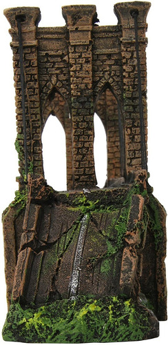 Adorno Puente Brooklyn Plenn Plax 39cm Deco Pecera Acuario