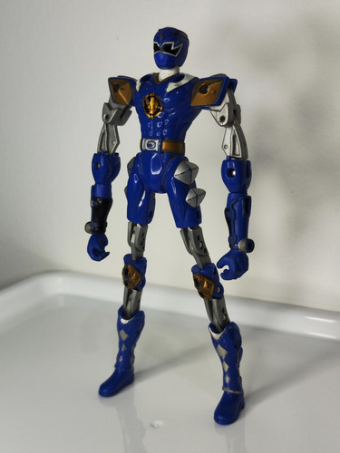 Quadro Battlized Blue Completo Rangers Dino Trueno Muñeco (Usado)