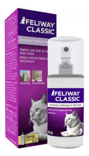 Feliway Classic Spray 60 Ml Calmante Para Gatos