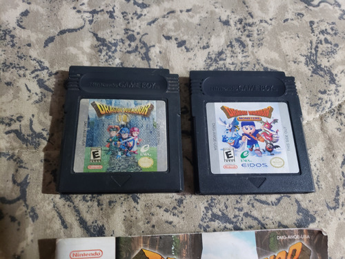 Juegos De Game Boy Color Dragon Warrior Monster Y I & Ii