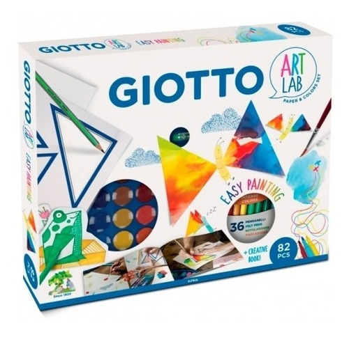 Imagen 1 de 2 de Set Giotto 82 Pcs Easy Painting Art Lab - Quo. 
