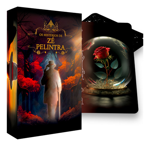 Kit C/ Baralho Tarot Deck Oráculo Zé Pelintra + Tarot Negro