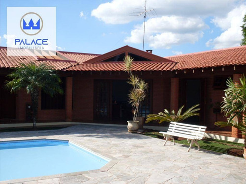 Chácara Com 6 Dormitórios À Venda, 2590 M² Por R$ 1.800.000,00 - Santa Rita - Piracicaba/sp - Ch0049