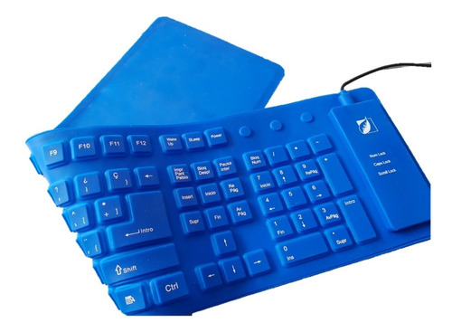 Teclado Portátil Flexible Silicón Con Parte Numérica