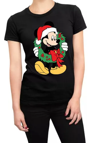 Playeras navideñas de mickey mouse sale