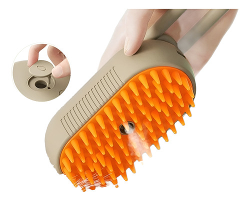 Cepillo Removedor De Pelo Para Gato Con Vapor Recargable Usb