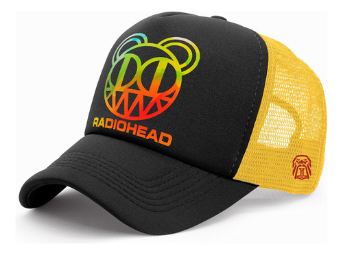 Gorra Trucker Personalizada Radiohead Banda De Rock 002