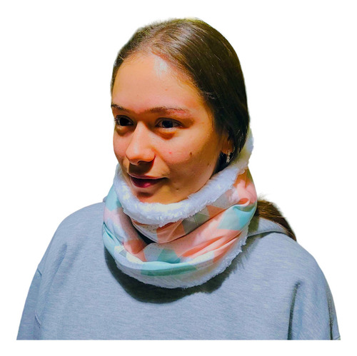 Tapabocas Buff Invierno Estampados Fulano&mengano Color Triángulos Pastel